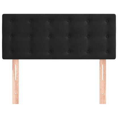 Testiera Nera 80x5x78/88 cm in Velluto - homemem39