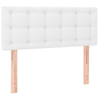 Testiera Bianca 90x5x78/88 cm in Similpelle | homemem39