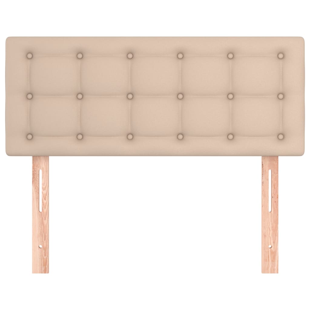 Testiera Cappuccino 90x5x78/88 cm in Similpelle - homemem39