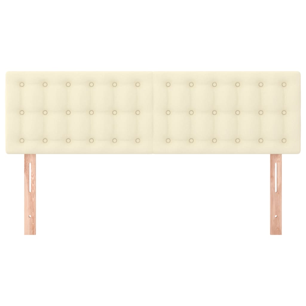 Testiere 2 pz Crema 72x5x78/88 cm in Similpelle