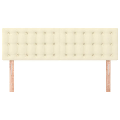 Testiere 2 pz Crema 72x5x78/88 cm in Similpelle