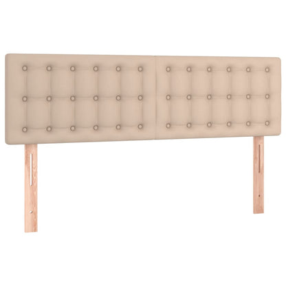 Testiera Cappuccino 144x5x78/88 cm in Similpelle | homemem39