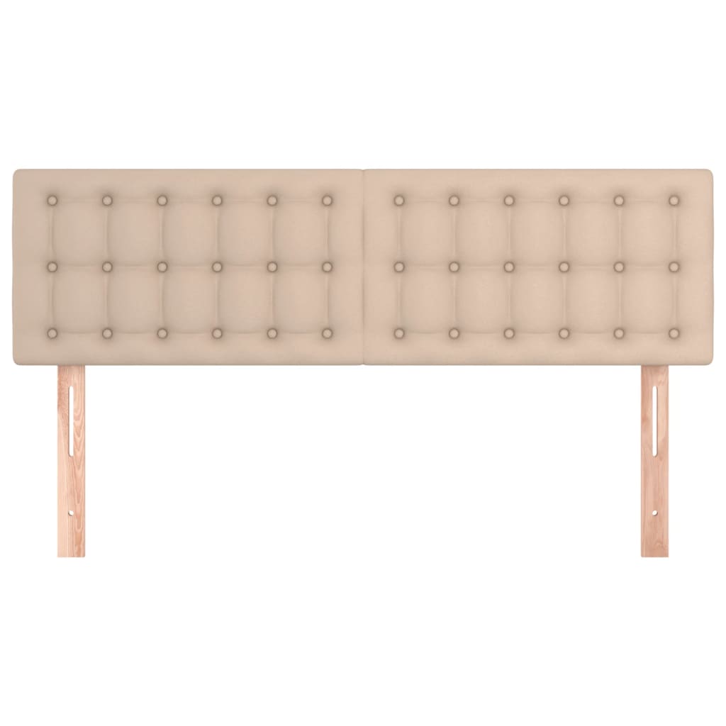 Testiera Cappuccino 144x5x78/88 cm in Similpelle | homemem39