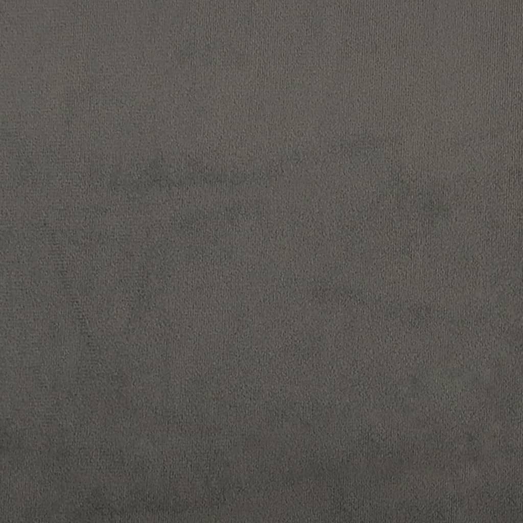 Testiera Grigio Scuro 180x5x78/88 cm in Velluto | homemem39