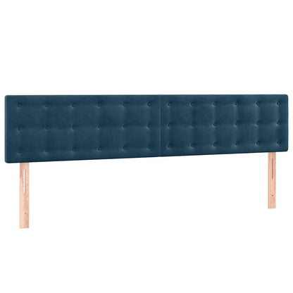 Testiera Blu Scuro 180x5x78/88 cm in Velluto | homemem39