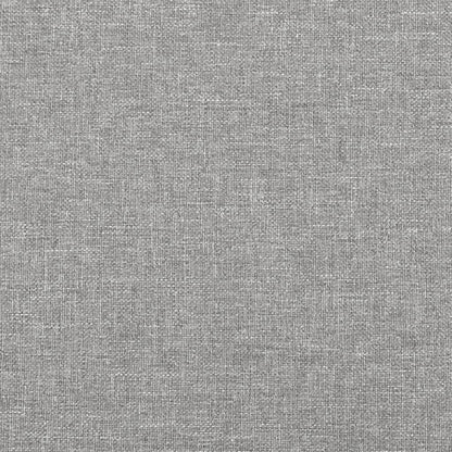 Testiera Grigio Chiaro 200x5x78/88 cm in Tessuto | homemem39