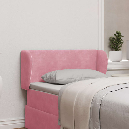 Orecchia della Testata Rosa 40 x 23 x 6 cm Velluto | homemem39