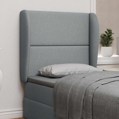 Orecchia della Testata Grigio chiaro 80 x 23 x 6 cm Tessuto | homemem39
