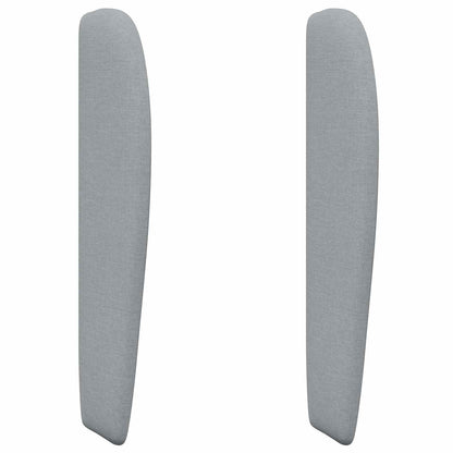 Orecchia della Testata Grigio chiaro 80 x 23 x 6 cm Tessuto | homemem39