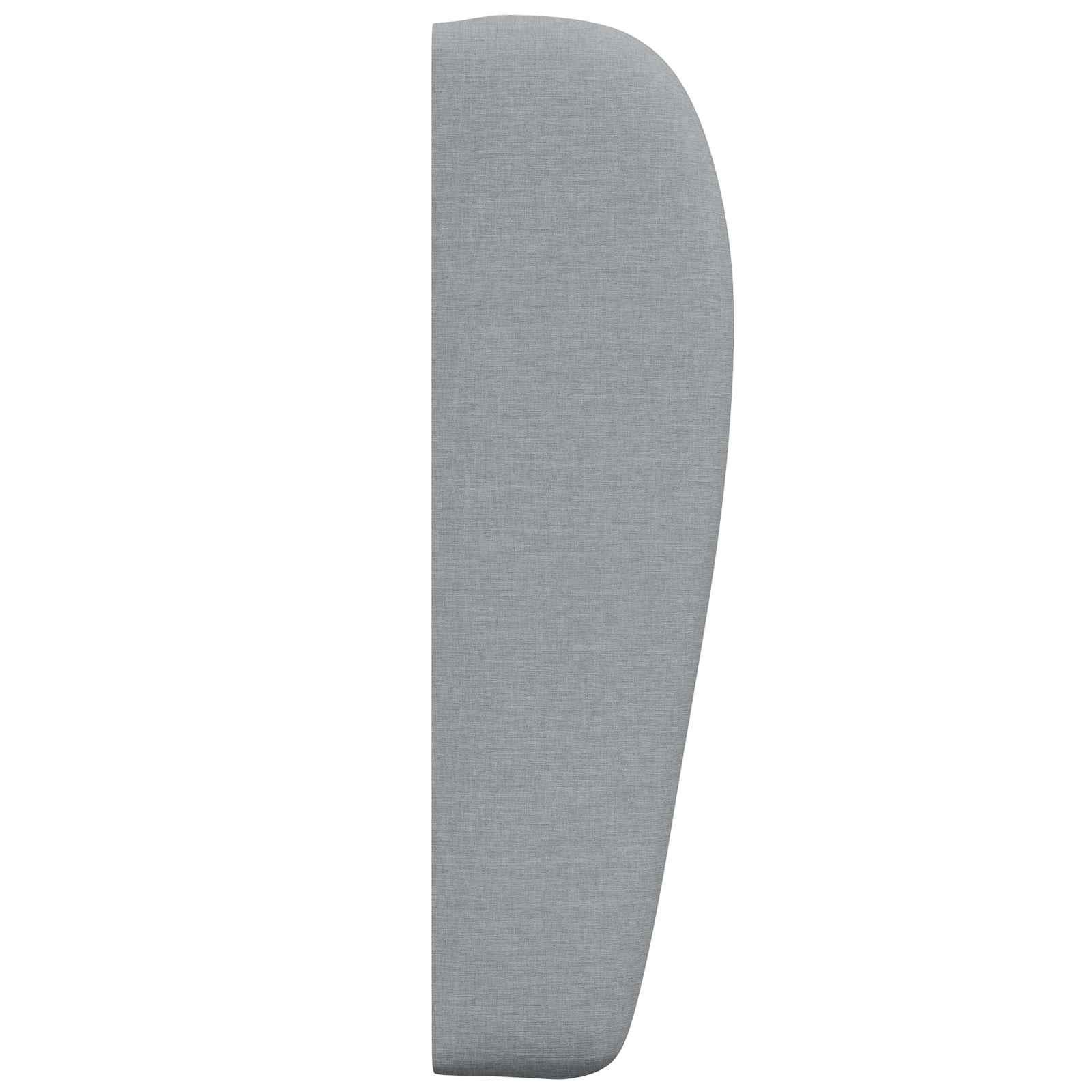 Orecchia della Testata Grigio chiaro 80 x 23 x 6 cm Tessuto | homemem39