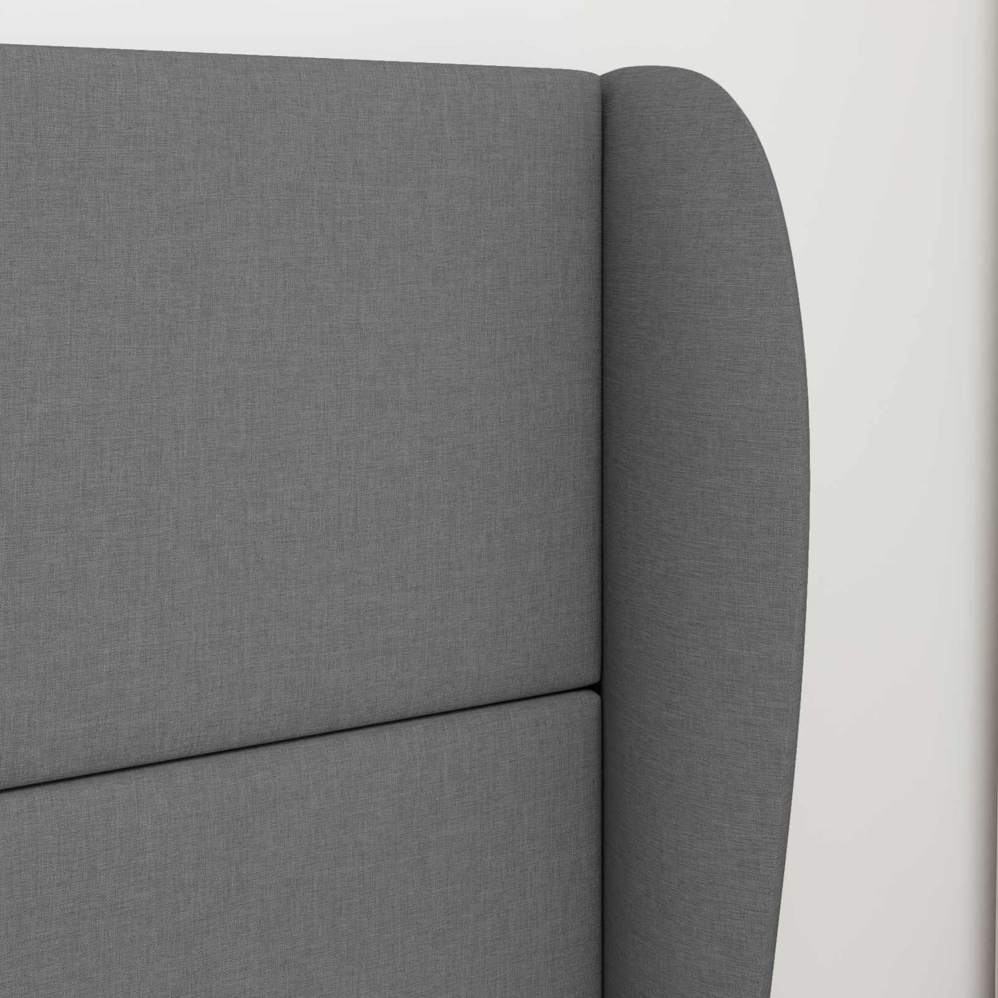 Orecchia della Testata Grigio Sfumato 80 x 23 x 6 cm Tessuto | homemem39