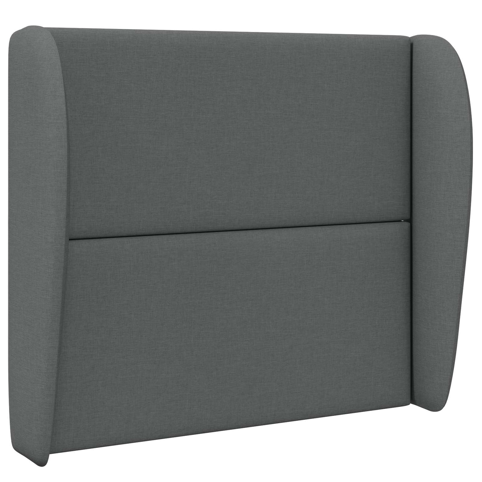 Orecchia della Testata Grigio Sfumato 80 x 23 x 6 cm Tessuto | homemem39