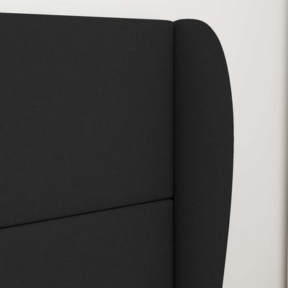 Orecchia della Testata Nero 80 x 23 x 6 cm Tessuto | homemem39