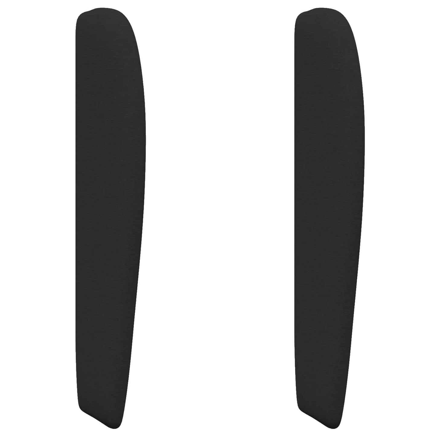 Orecchia della Testata Nero 80 x 23 x 6 cm Tessuto | homemem39