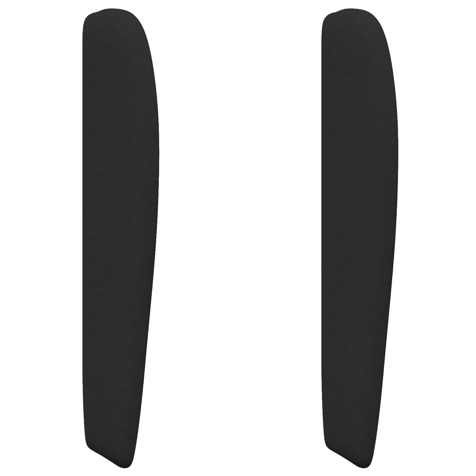 Orecchia della Testata Nero 80 x 23 x 6 cm Tessuto | homemem39
