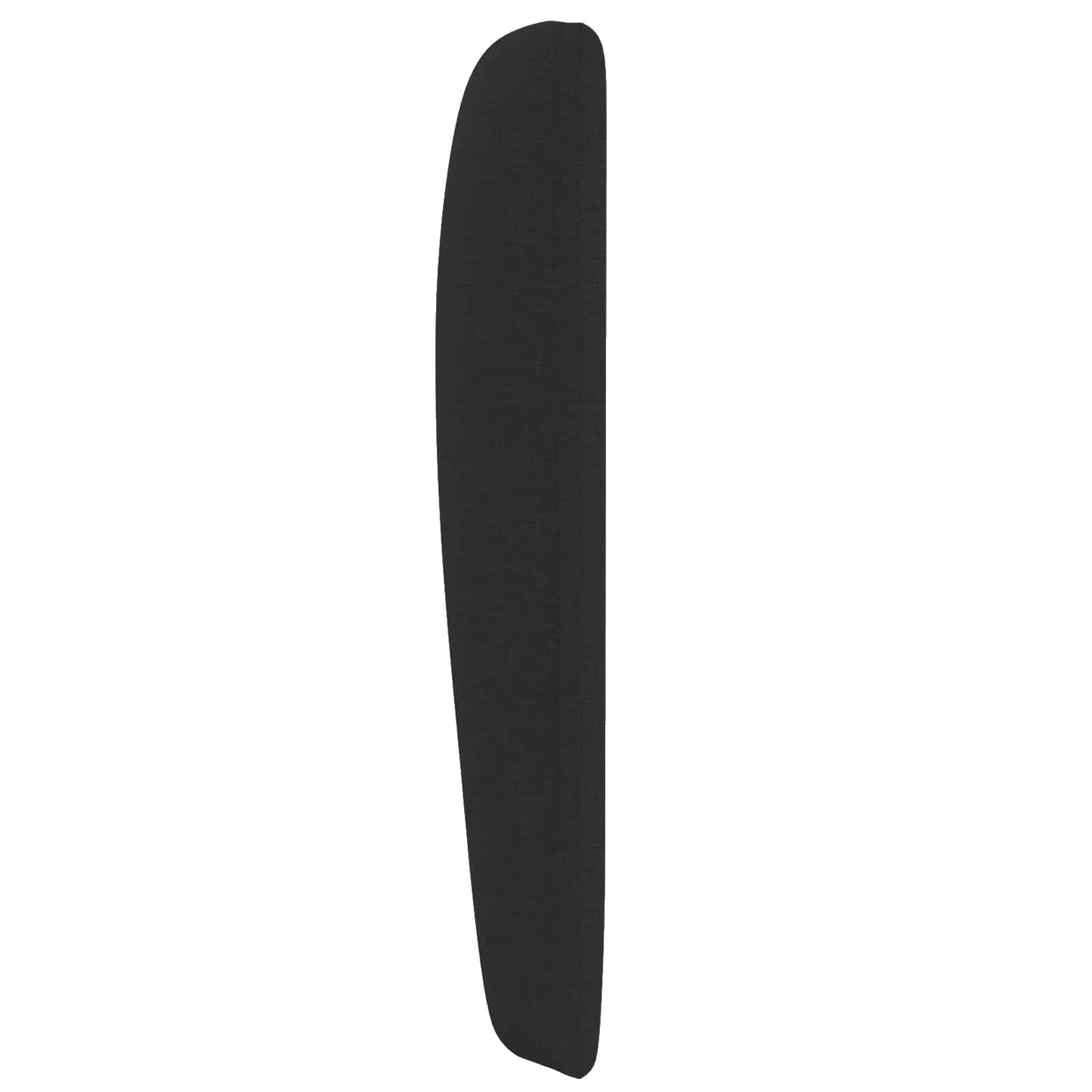 Orecchia della Testata Nero 80 x 23 x 6 cm Tessuto | homemem39