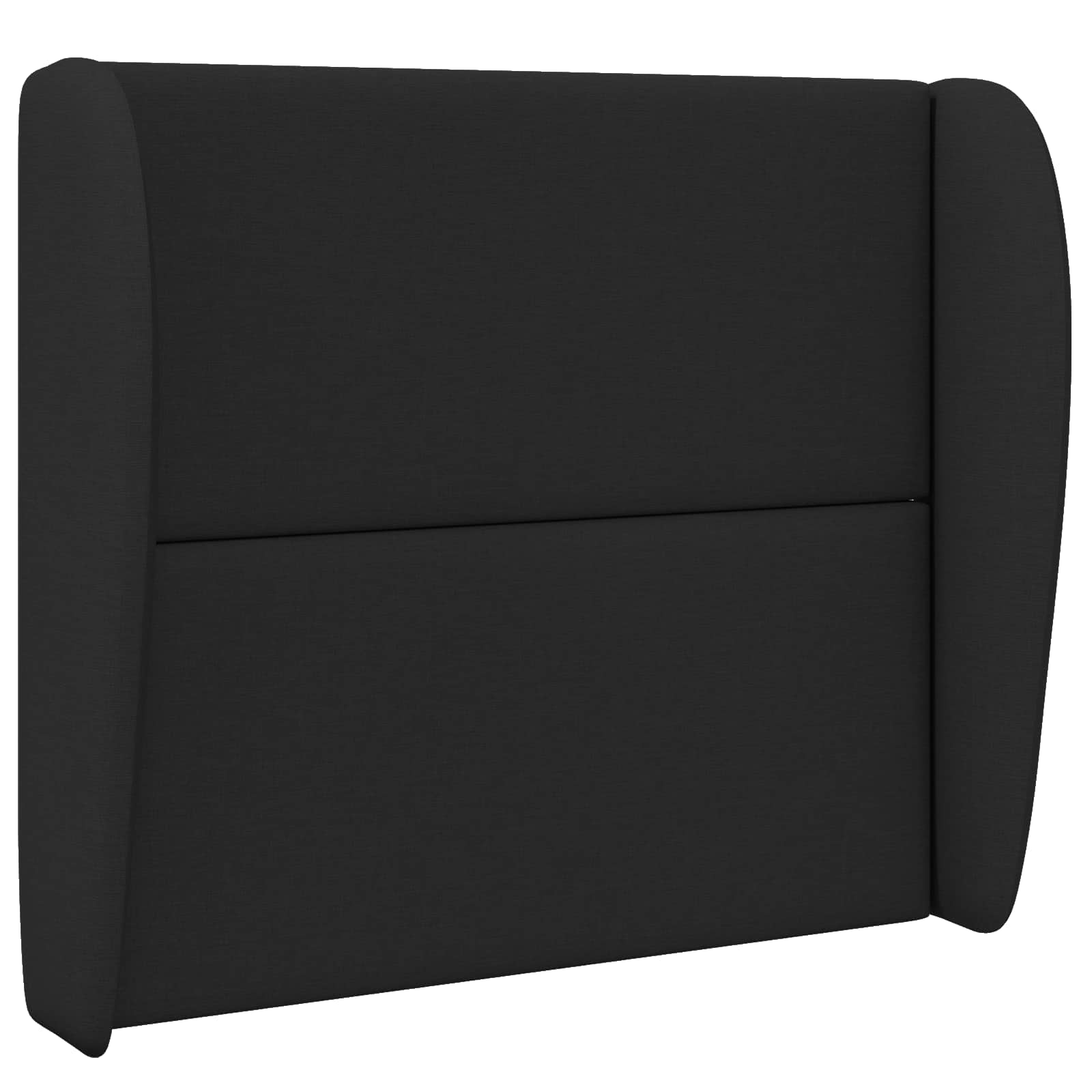 Orecchia della Testata Nero 80 x 23 x 6 cm Tessuto | homemem39