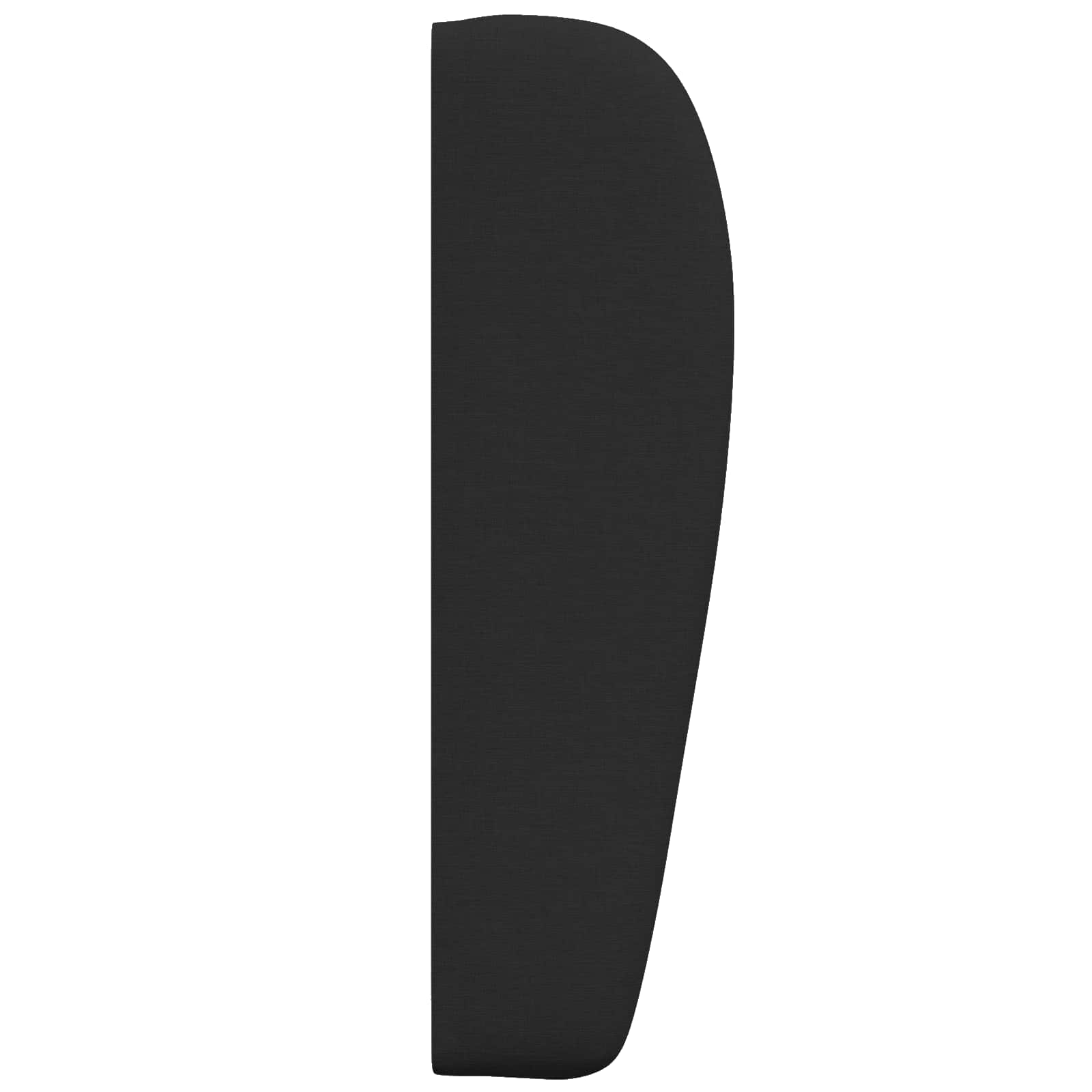 Orecchia della Testata Nero 80 x 23 x 6 cm Tessuto | homemem39