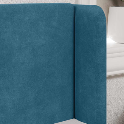 Orecchia della Testata Blu 40,5 x 40,5 x 4 cm Velluto | homemem39