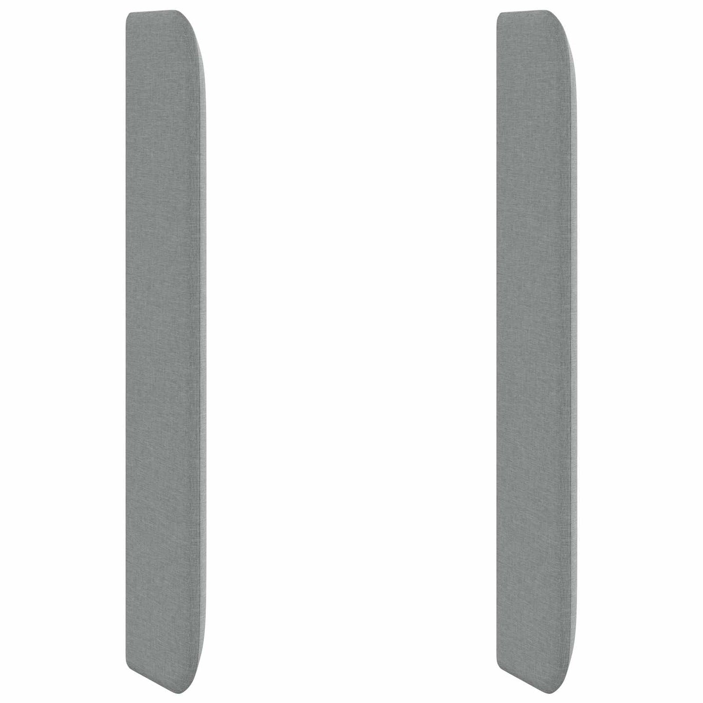 Orecchia della Testata Grigio chiaro 80 x 16 x 4 cm Tessuto | homemem39