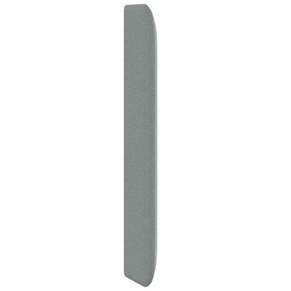 Orecchia della Testata Grigio chiaro 80 x 16 x 4 cm Tessuto | homemem39