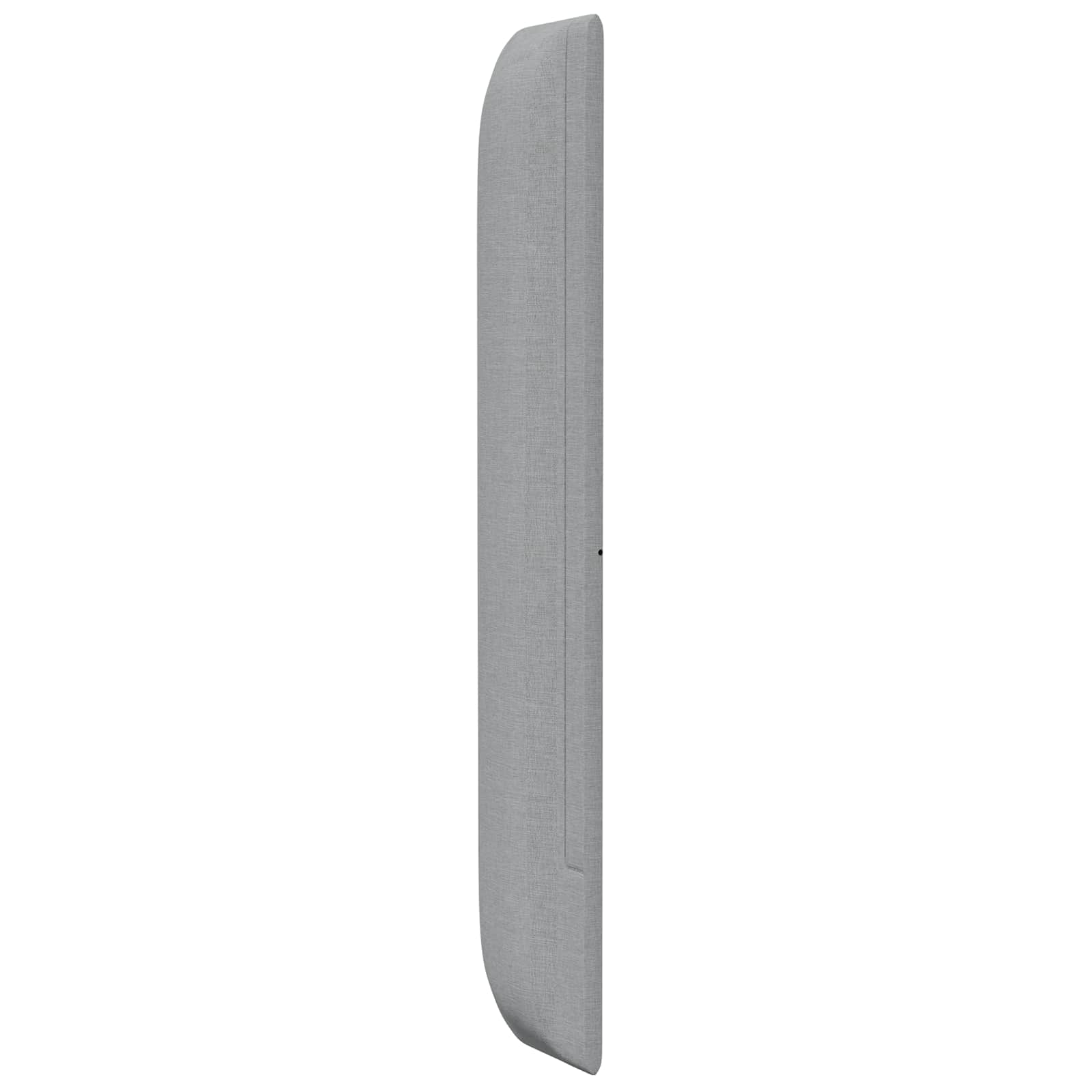 Orecchia della Testata Grigio chiaro 80 x 16 x 4 cm Tessuto | homemem39