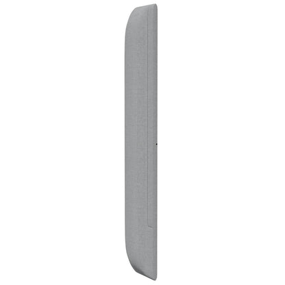 Orecchia della Testata Grigio chiaro 80 x 16 x 4 cm Tessuto | homemem39