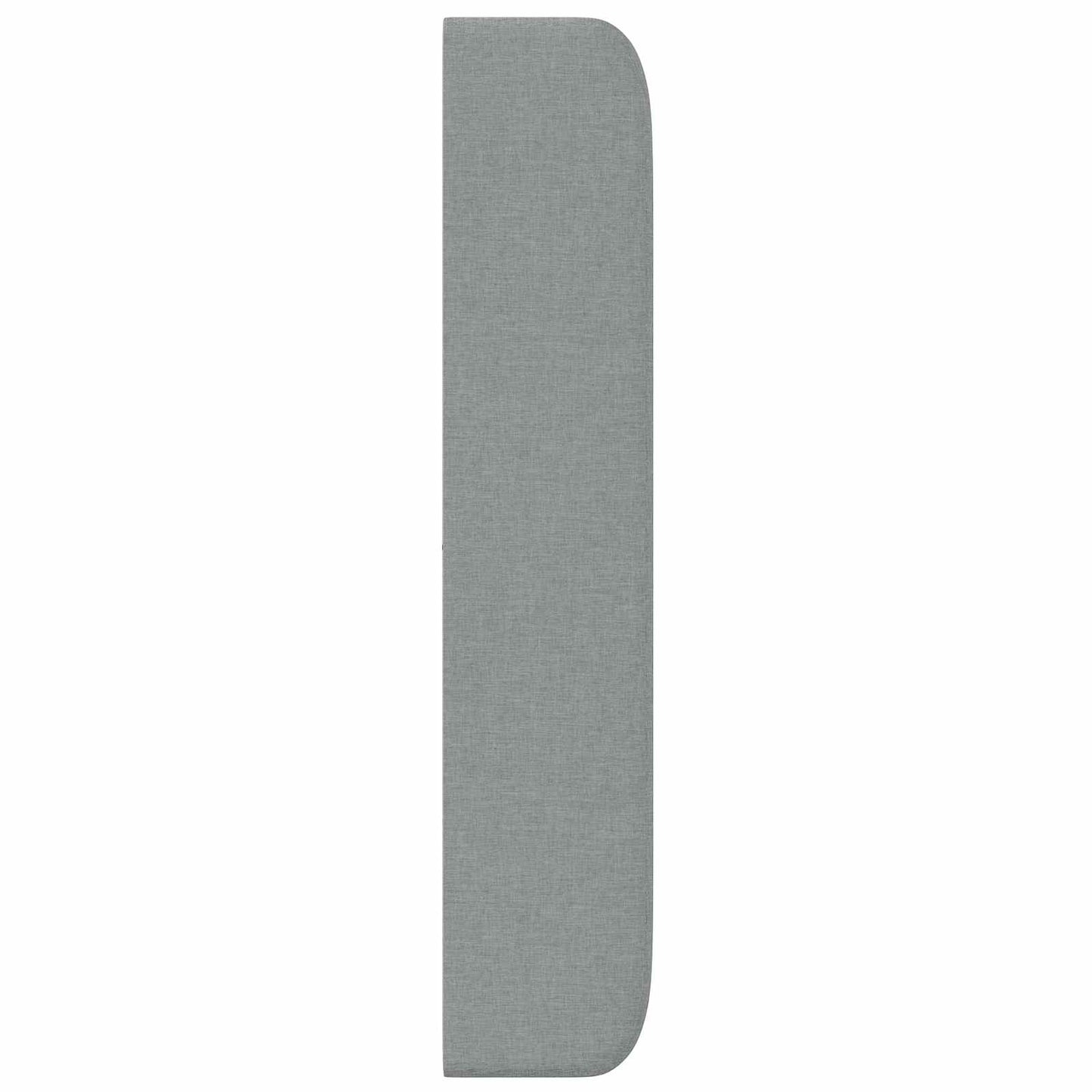 Orecchia della Testata Grigio chiaro 80 x 16 x 4 cm Tessuto | homemem39