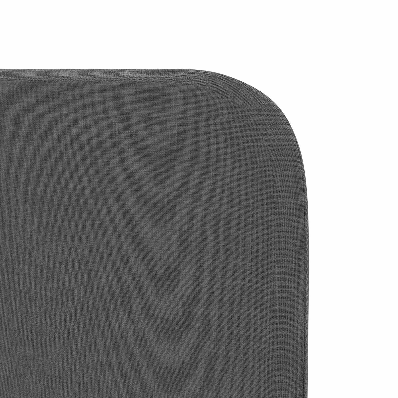 Orecchia della Testata Grigio 80 x 16 x 4 cm Tessuto | homemem39