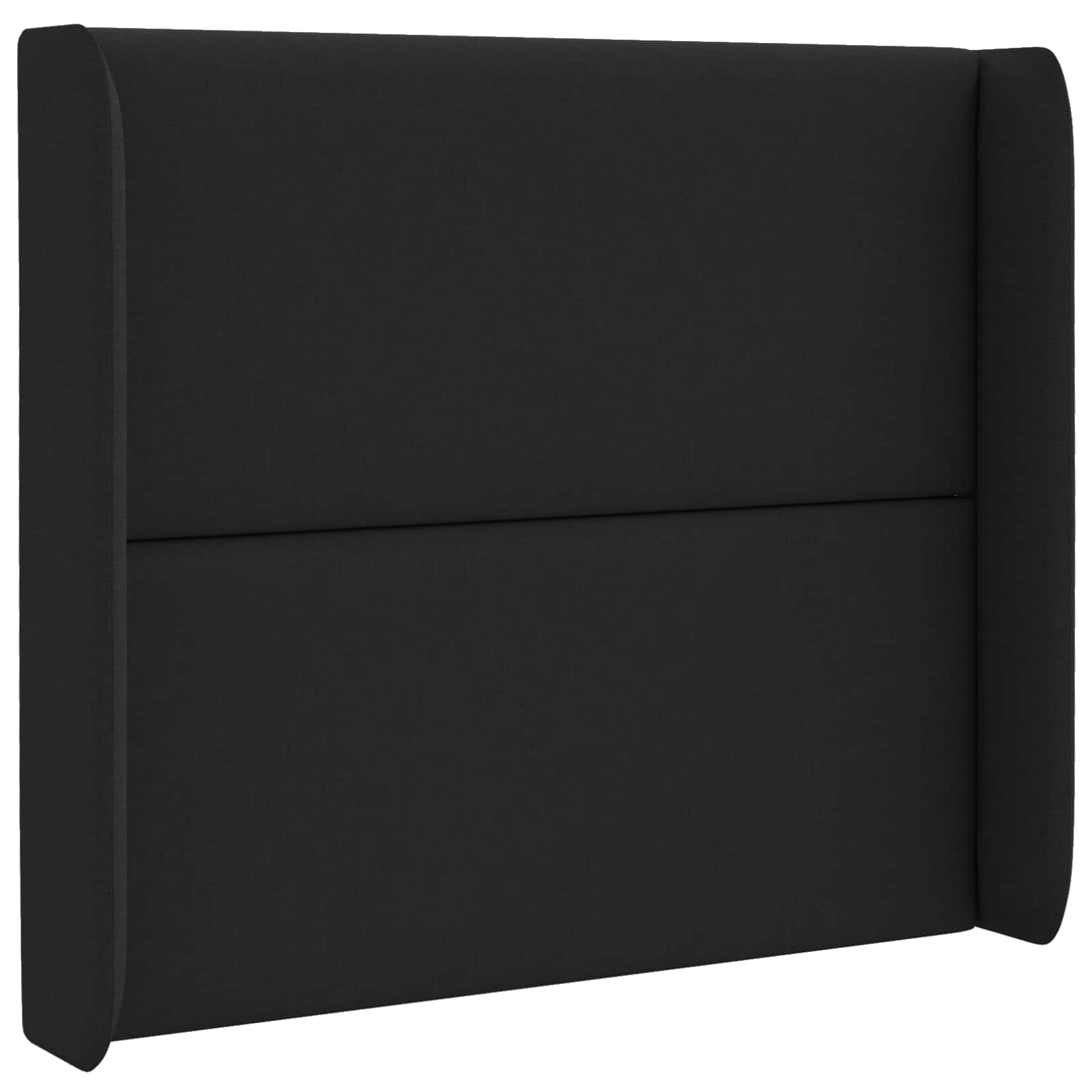 Orecchia della Testata Nero 80 x 16 x 4 cm Tessuto | homemem39