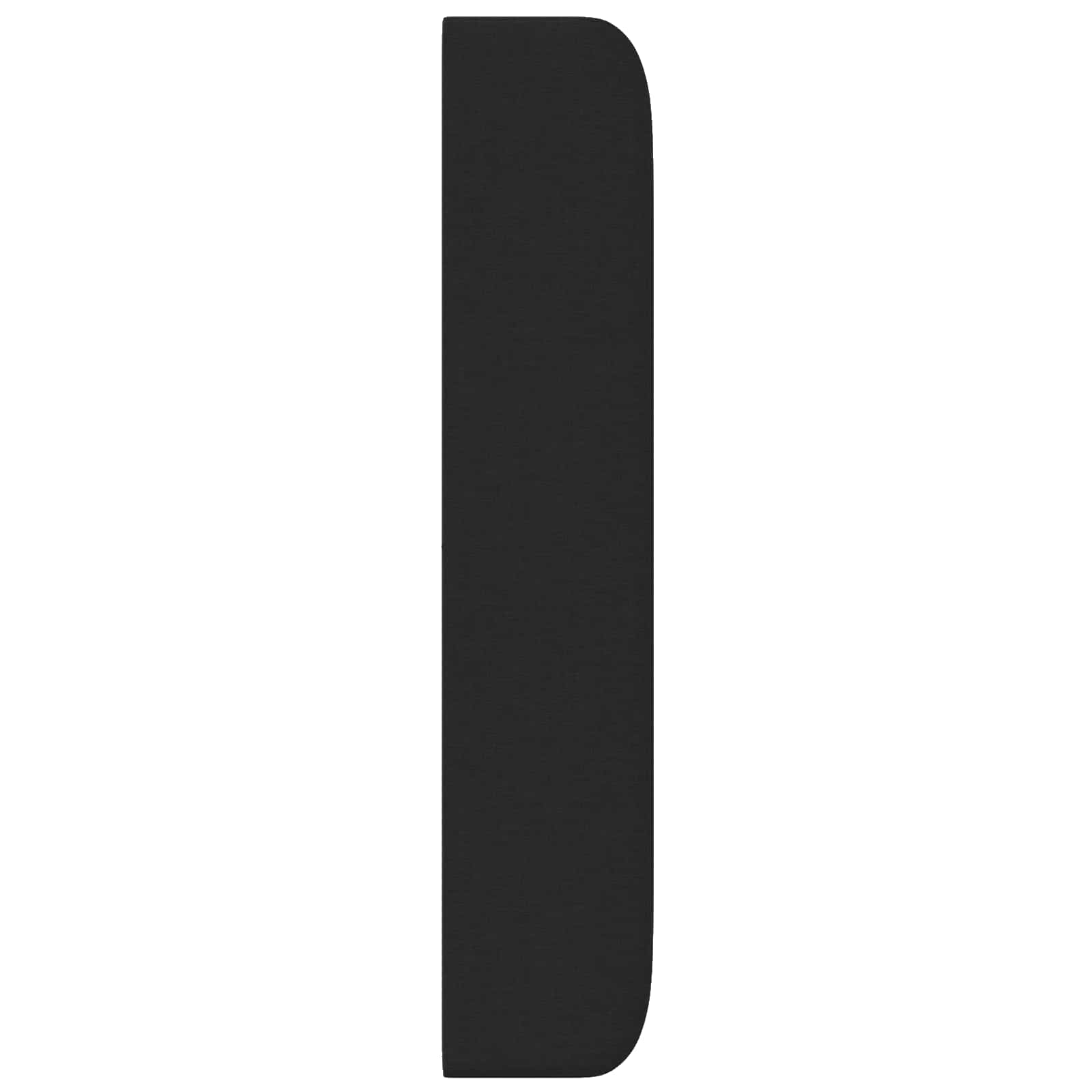 Orecchia della Testata Nero 80 x 16 x 4 cm Tessuto | homemem39