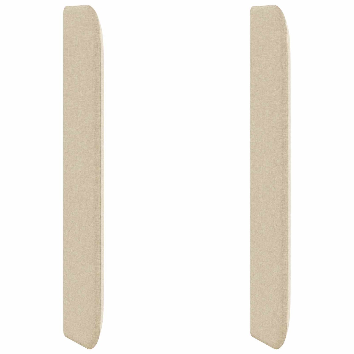 Orecchia della Testata Crema 80 x 16 x 4 cm Tessuto