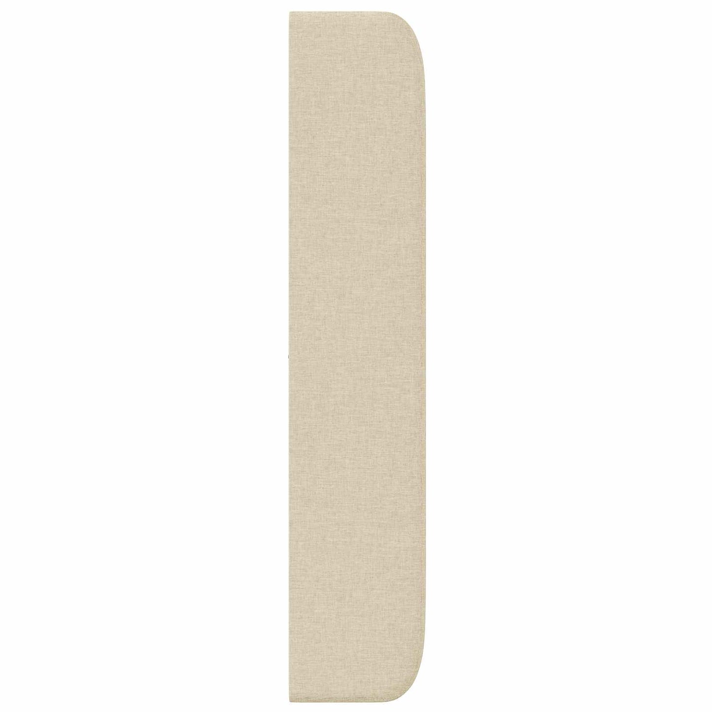 Orecchia della Testata Crema 80 x 16 x 4 cm Tessuto | homemem39