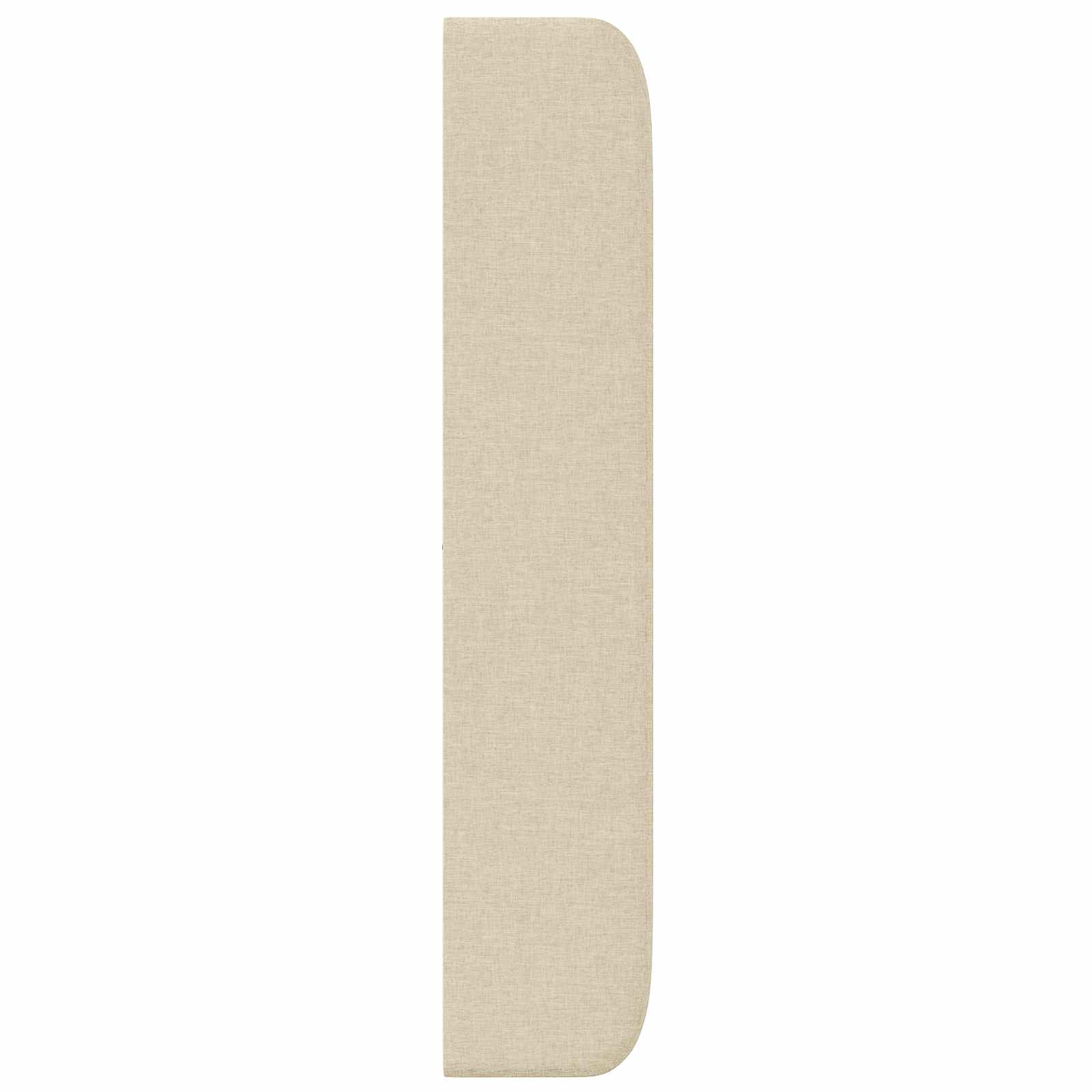 Orecchia della Testata Crema 80 x 16 x 4 cm Tessuto | homemem39
