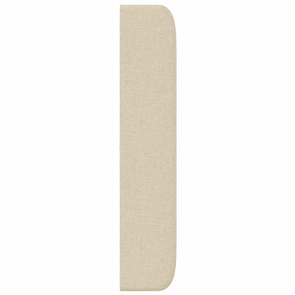 Orecchia della Testata Crema 80 x 16 x 4 cm Tessuto | homemem39