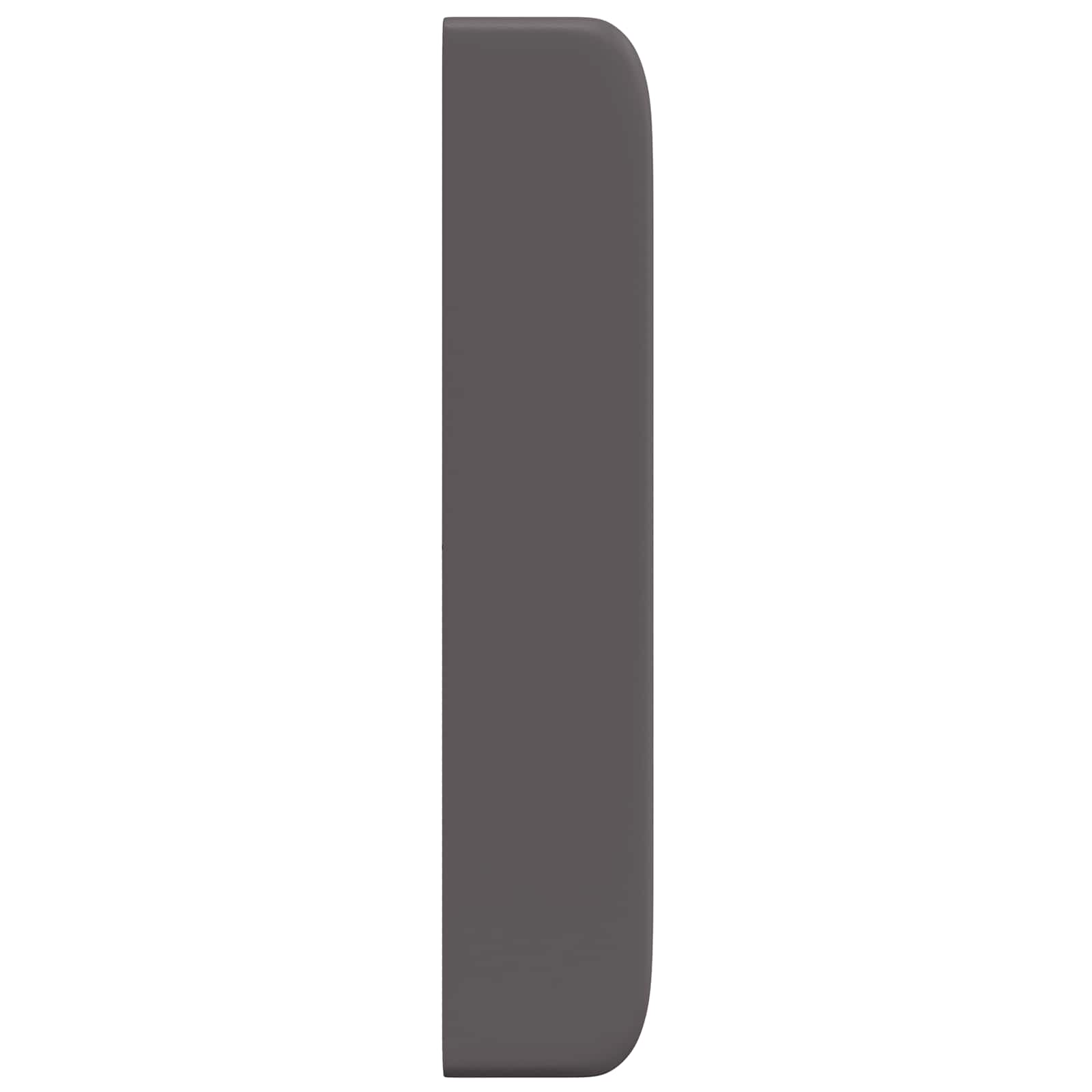 Orecchia della Testata Grigio 80 x 16 x 4 cm PVC | homemem39