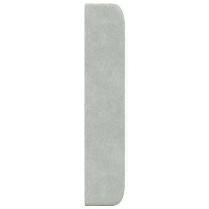 Orecchia della Testata Grigio chiaro 80 x 16 x 4 cm Velluto | homemem39