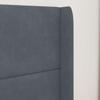 Orecchia della Testata Grigio 80 x 16 x 4 cm Velluto | homemem39