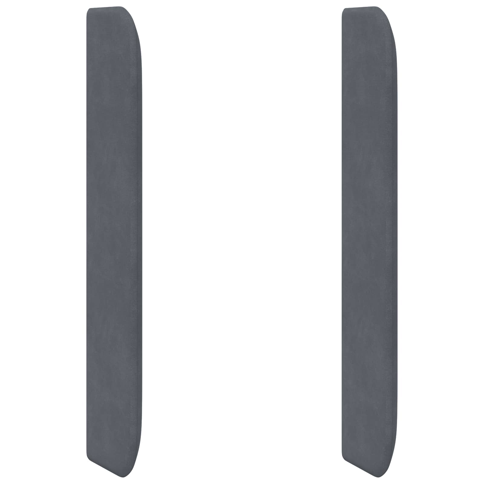 Orecchia della Testata Grigio 80 x 16 x 4 cm Velluto | homemem39
