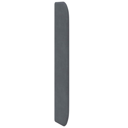 Orecchia della Testata Grigio 80 x 16 x 4 cm Velluto | homemem39