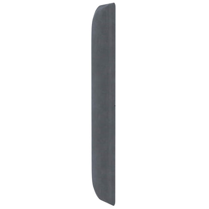 Orecchia della Testata Grigio 80 x 16 x 4 cm Velluto | homemem39