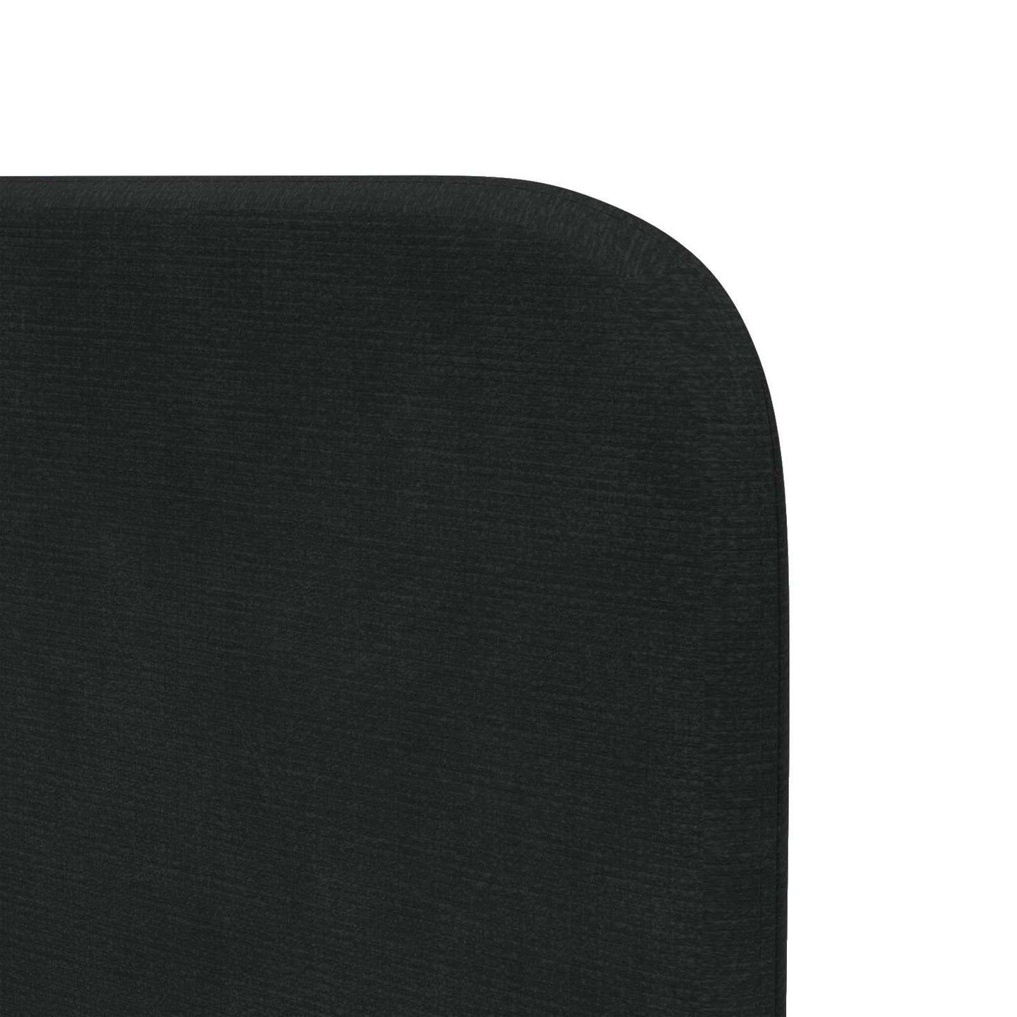 Orecchia della Testata Nero 80 x 16 x 4 cm Velluto | homemem39