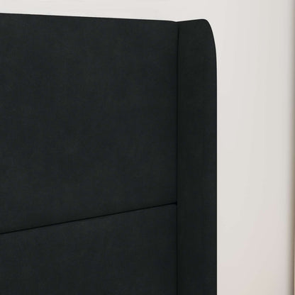 Orecchia della Testata Nero 80 x 16 x 4 cm Velluto | homemem39