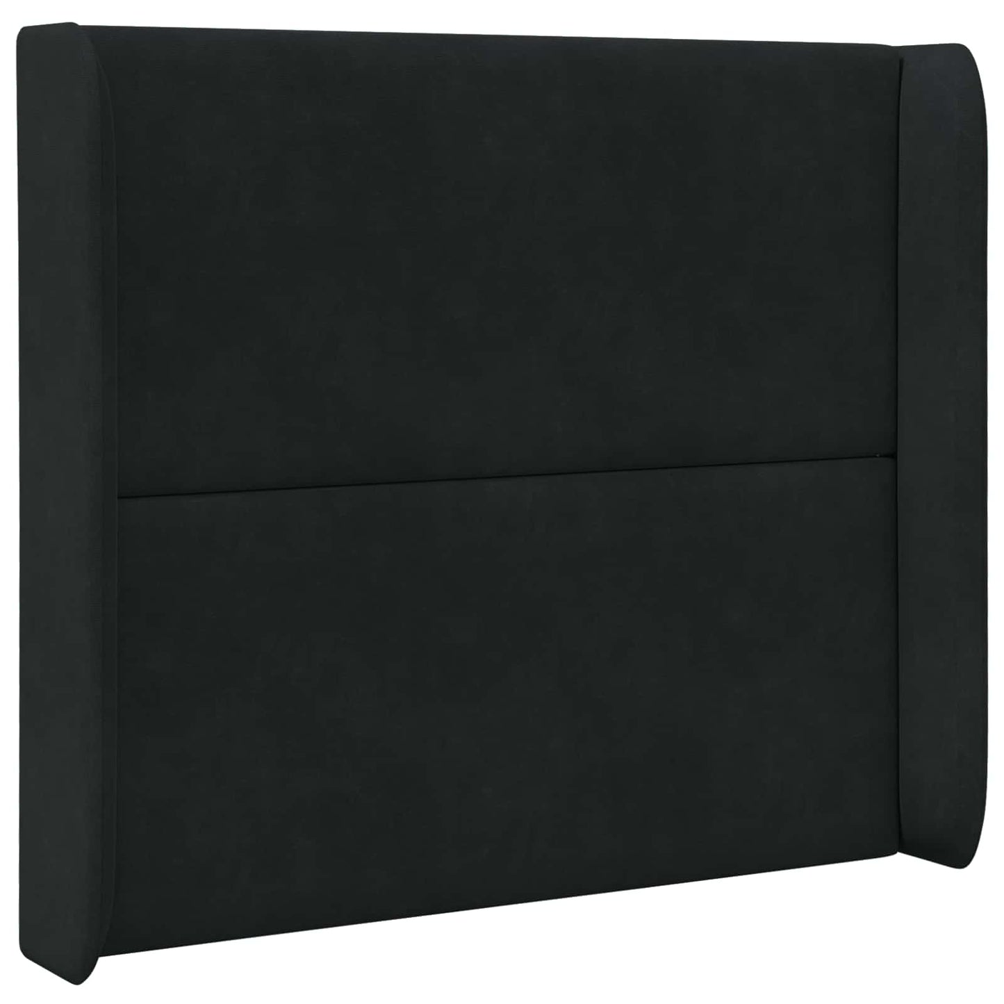 Orecchia della Testata Nero 80 x 16 x 4 cm Velluto | homemem39