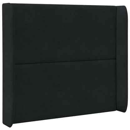 Orecchia della Testata Nero 80 x 16 x 4 cm Velluto | homemem39