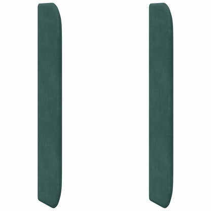 Orecchia della Testata Verde 80 x 16 x 4 cm Velluto | homemem39