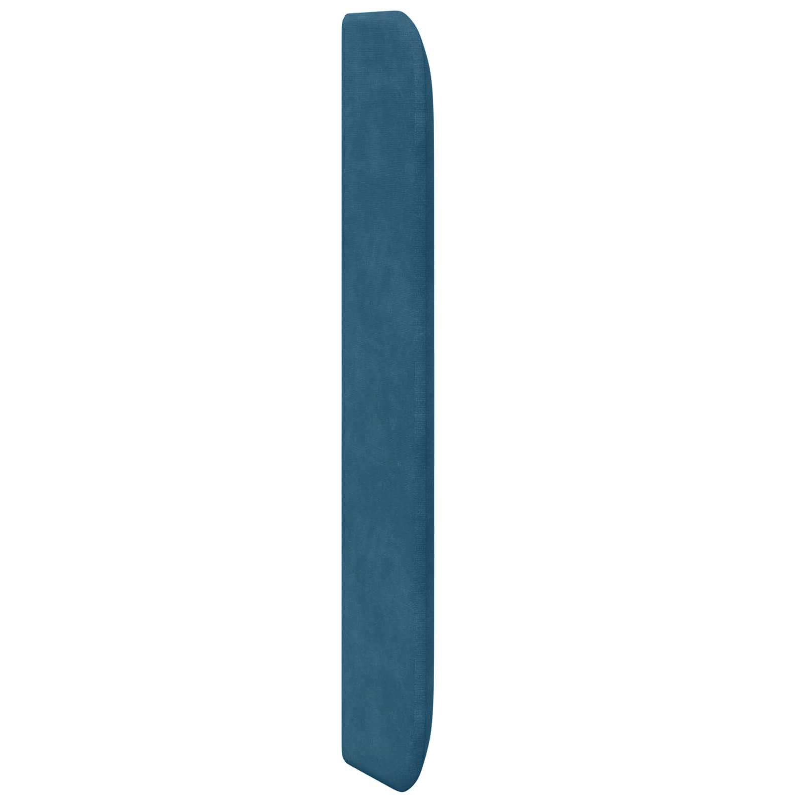 Orecchia della Testata Blu 80 x 16 x 4 cm Velluto | homemem39