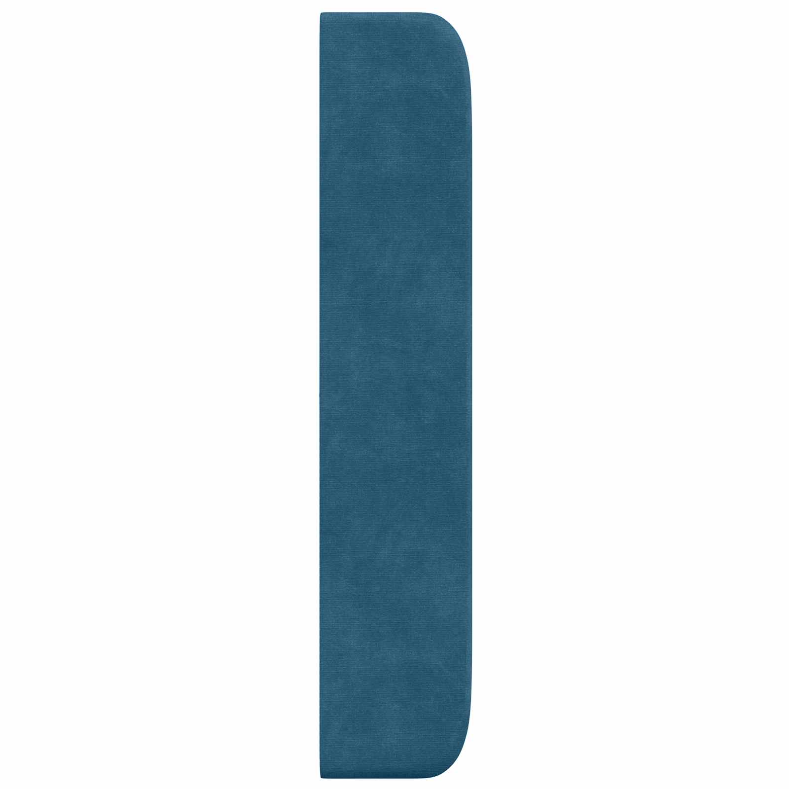 Orecchia della Testata Blu 80 x 16 x 4 cm Velluto | homemem39