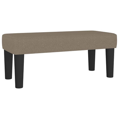 Panca Tortora 70x30x30 cm in Tessuto - homemem39