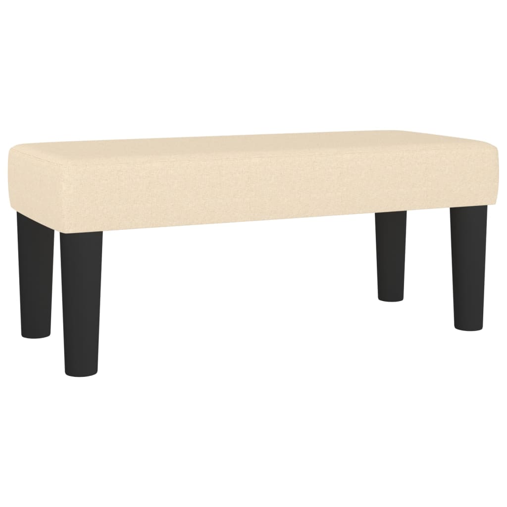 Panca Crema 70x30x30 cm in Tessuto - homemem39